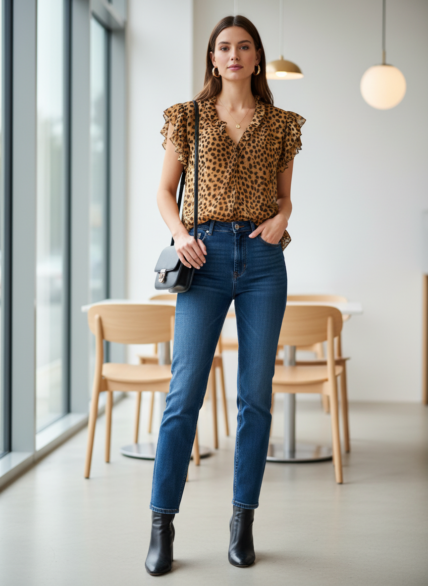 Blusas Chiffon - ANIMALE / 38