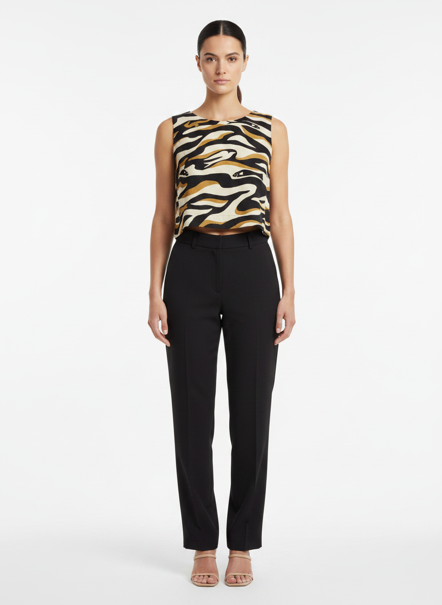 Blusas Viscose Estampada - CANTÃO / M