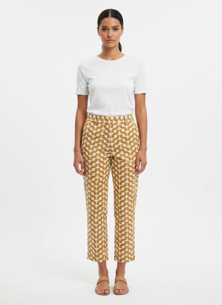 Calça Cropped Algodão - TOTEM / U