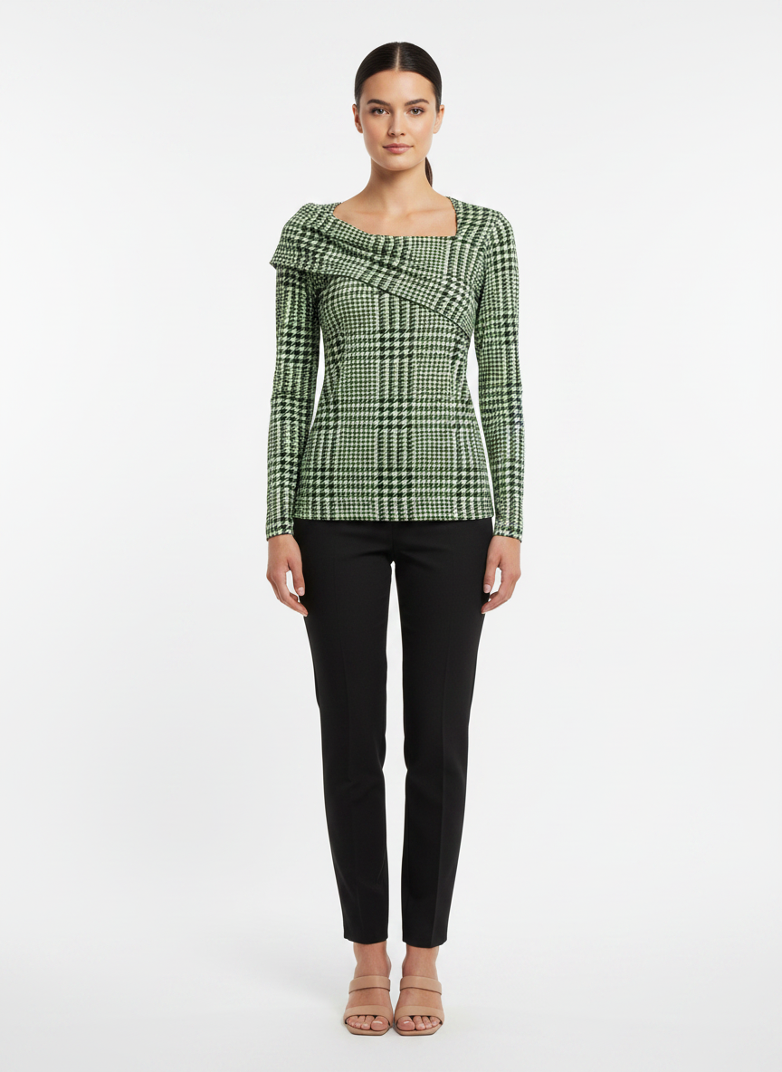 Blusas Verde - BORDA BARROCA / P