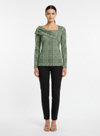 Blusas Verde - BORDA BARROCA / P