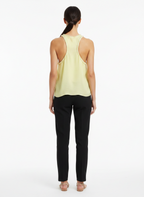 Blusa Regata Fluida Amarelo Claro com Pompons - DRESS TO / P
