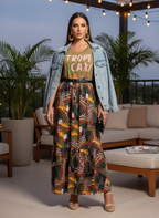 Vestido Maxi Tropical Estampado - FARM / P