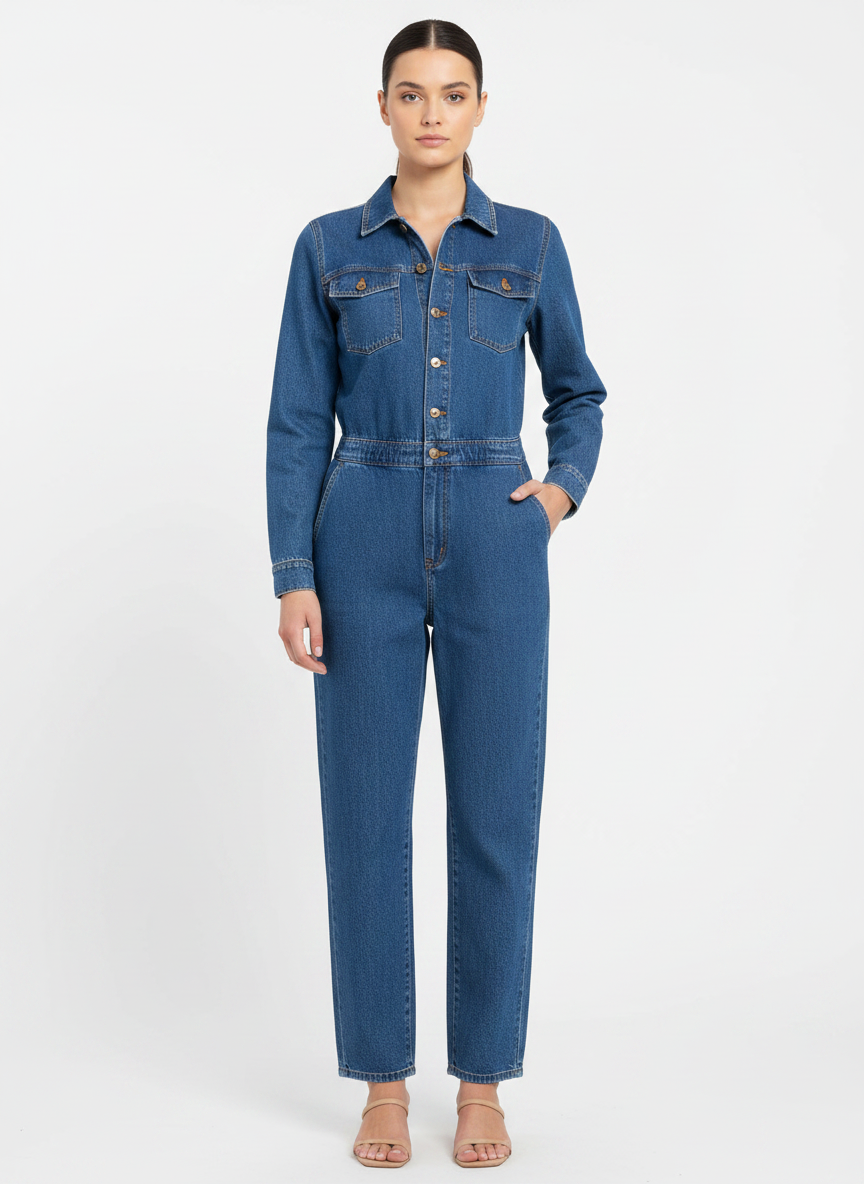 Macacão Jeans - CANTÃO / P