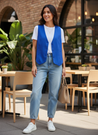 Blusa Colete Linho - OPEN / M