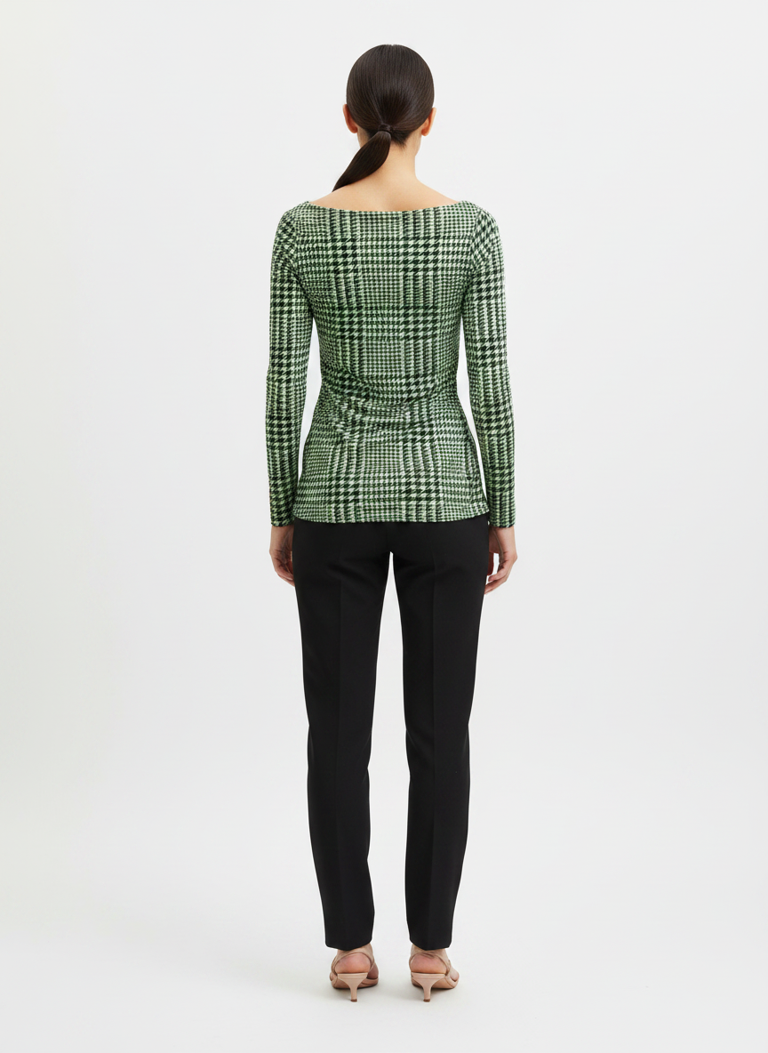 Blusas Verde - BORDA BARROCA / P