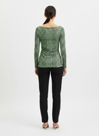 Blusas Verde - BORDA BARROCA / P