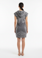 Vestido Curto de Malha com Estampa Abstrata - DRESS TO / P
