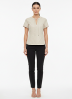Blusa Couro Sintético - VEROSENSO / 38