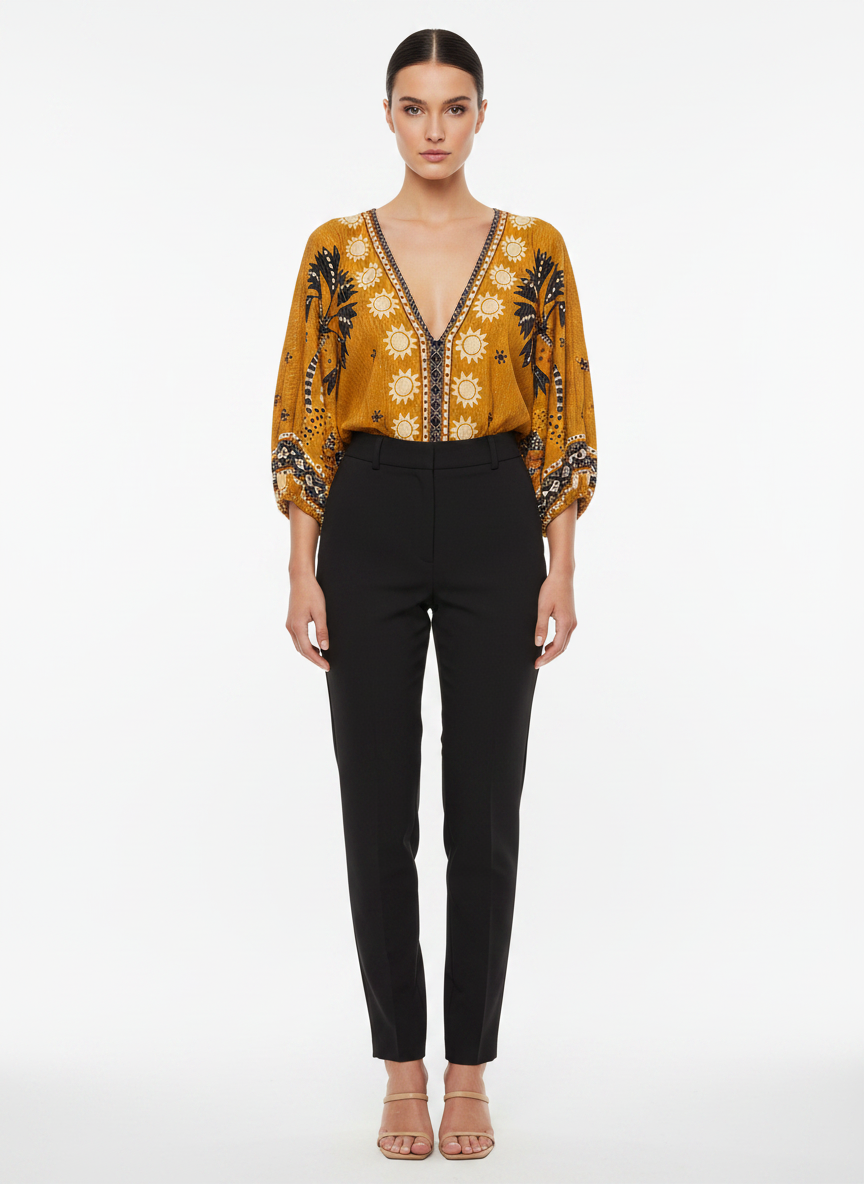 Body Estampado Viscose - FARM / PP