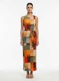 Vestido Longo Estampa Geometrica - Lenny Niemeyer/P