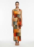 Vestido Longo Estampa Geometrica - Lenny Niemeyer/P