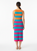 Vestido Midi Listrado - Viviane Furrier/U