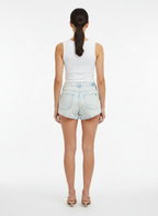 Shorts Jeans Bordado Detalhe Mandala Lavagem Clara - DRESS TO / 36