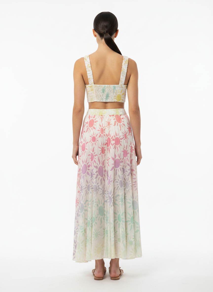 Conjunto Saia Maxi Algodão - DRESS TO / GG