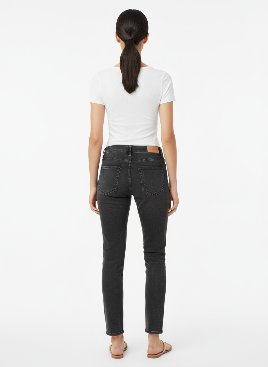 Calça Jeans Skinny Preta - Maria Filó/38