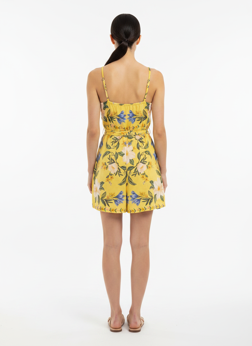 Vestido Viscose Floral - FARM / P