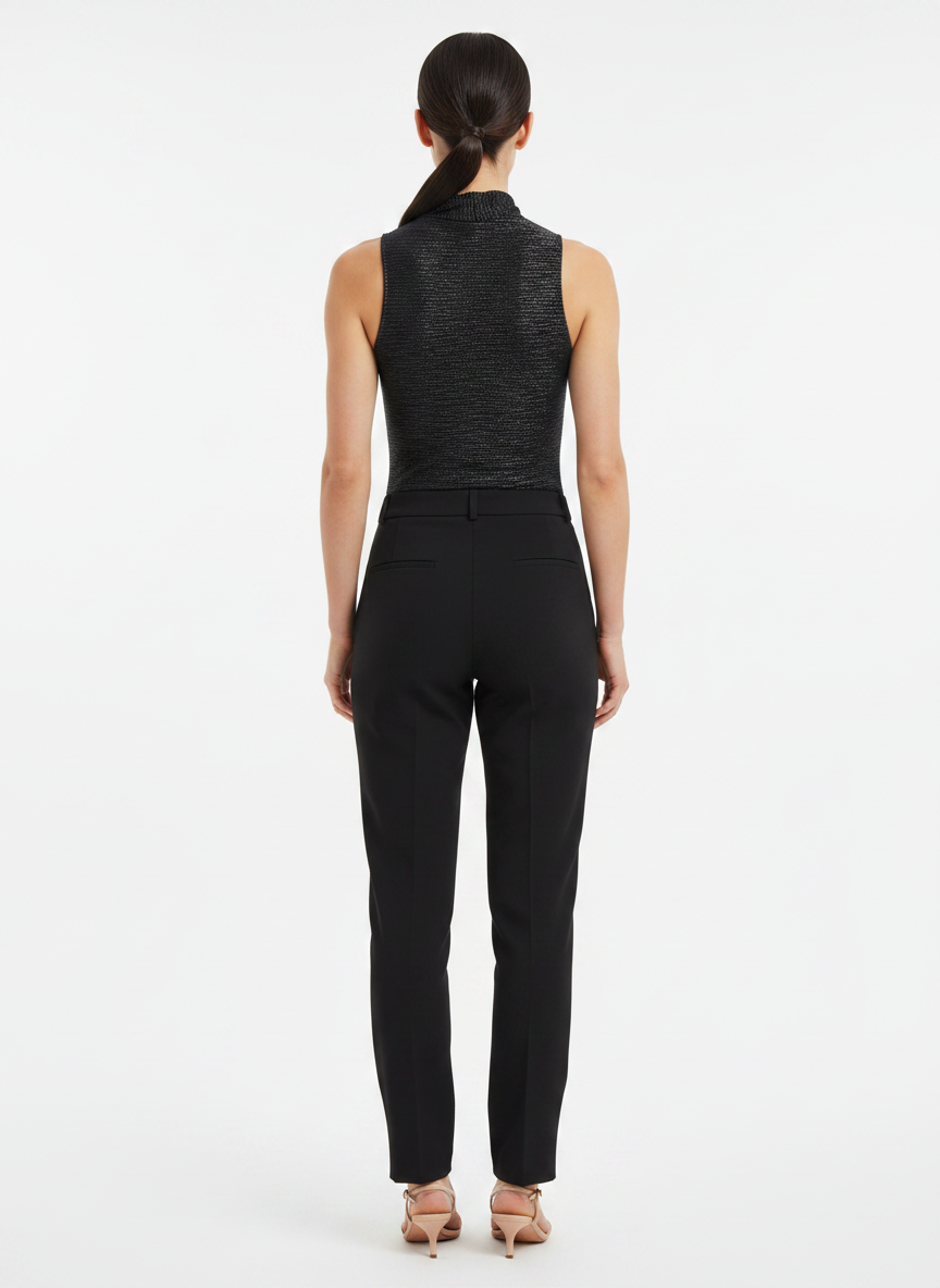 Bodysuit Drapeado Brilho Sutil - Skunk / 38