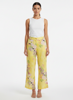 Calça Pantalona Estampada Fluida - MOÇA BONITA / M