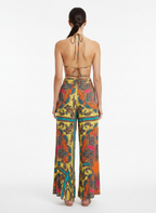 Conjunto Maxi Estampado Halter Neck Boho Chic - DRESS TO / P