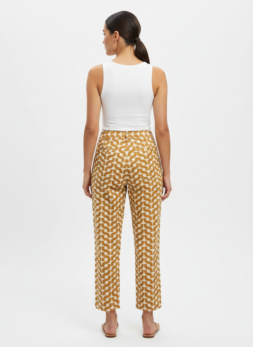 Calça Cropped Algodão - TOTEM / U