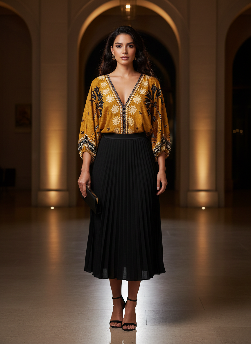 Body Estampado Viscose - FARM / PP