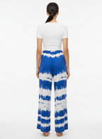 Calça Pantalona Tie-Dye Azul e Branco - NEXO / P