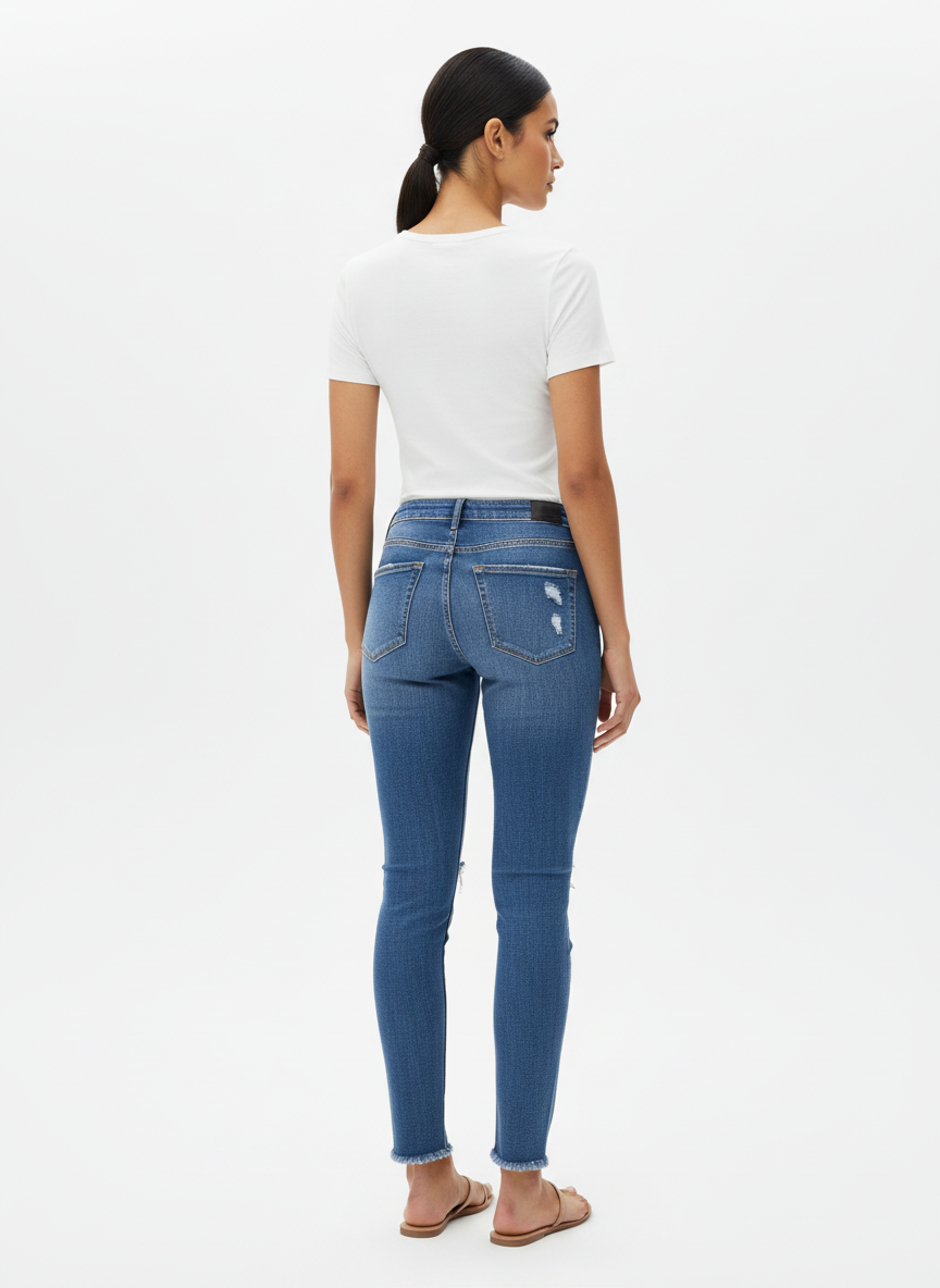 Calça Jeans Skinny Destroyed - Animale/38
