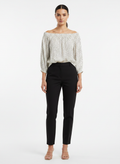 Blusa Off-Shoulder Poá - SEM MARCA / P