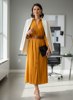 Vestido Chemise Algodão - SACADA / 36
