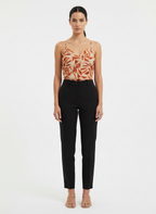 Blusa Estampa Abstrata Terracota - Monnari/P
