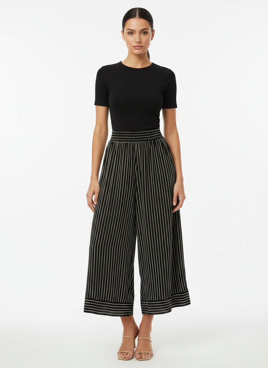Calça Viscose Listrada - DRESS TO / M