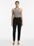 Blusa Cropped Gingham Halterneck - Alphorria / 40