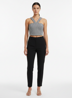 Blusa Cropped Gingham Halterneck - Alphorria / 40