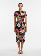 Vestido Curto Estampado Floral e Paisley - FARM / P