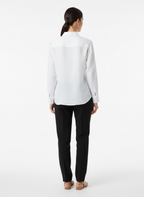 Blusa de Linho Branca com Detalhes Vazados - Corporeum / 40