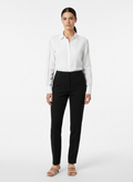 Blusa de Linho Branca com Detalhes Vazados - Corporeum / 40