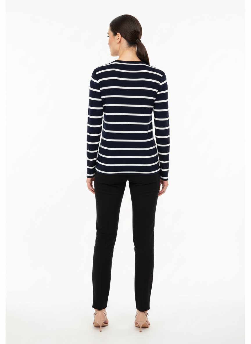 Blusas Malha Listrada - ZARA / M
