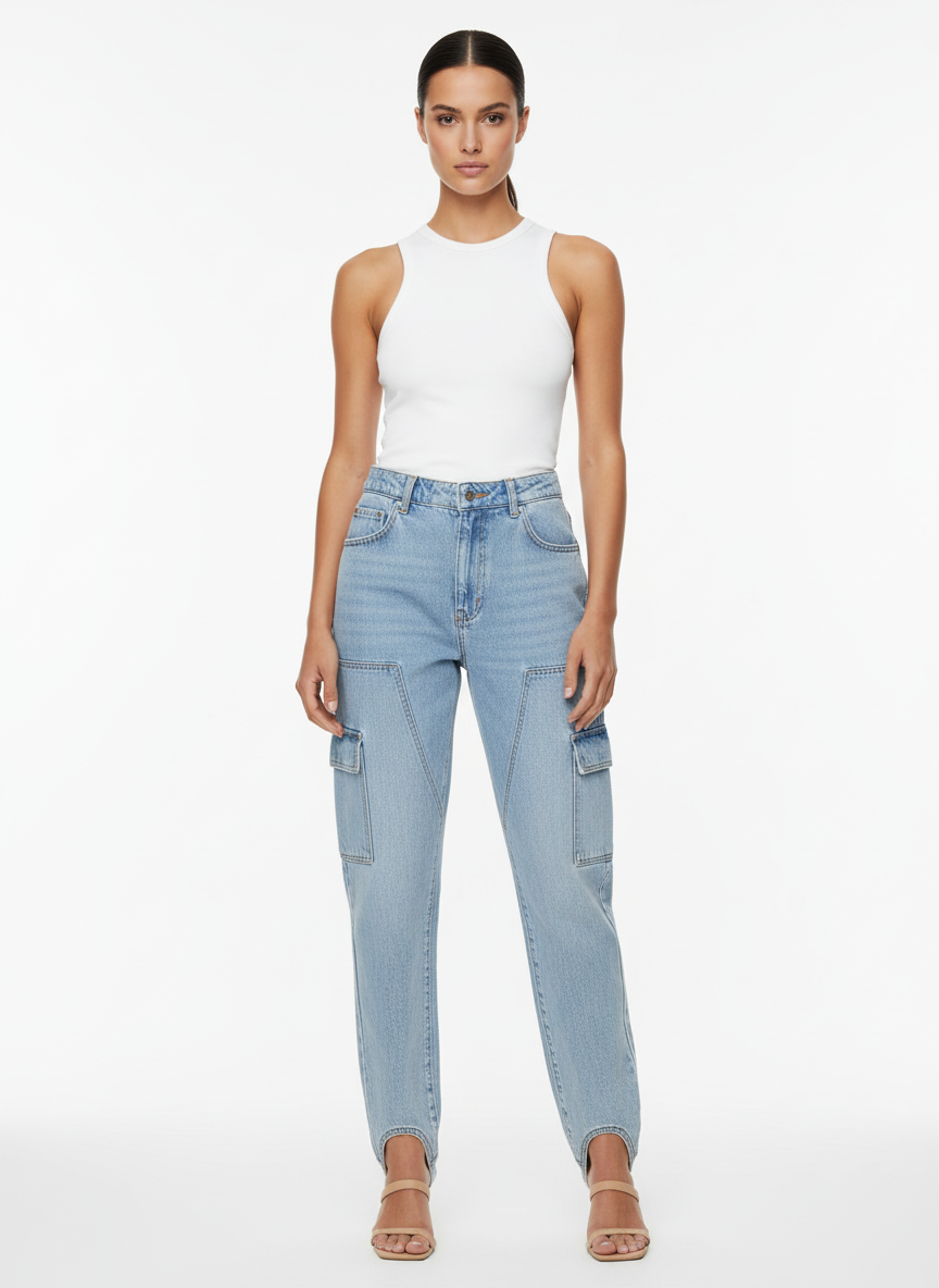 Calça Jeans Cargo - Tufi Duek/38