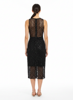 Vestido Paetê Tule - COLCCI / P