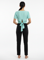 Blusa Cropped Mint Texturizada - LIZ DE LIZ / M