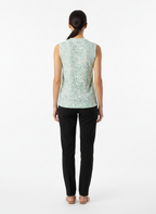 Blusa sem manga estampada verde - LAFORT | M