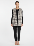 Colete Faux Fur Paneled - M