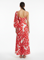 Vestido Floral Cut-Out Maxi - FARM / G