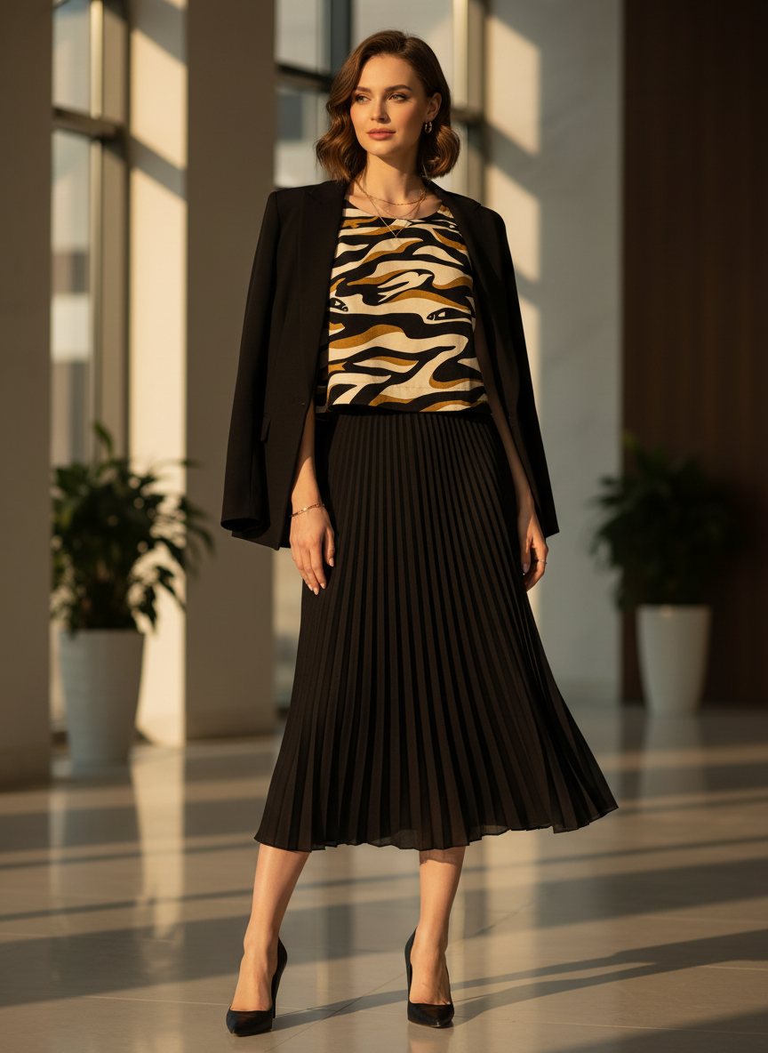 Blusas Viscose Estampada - CANTÃO / M