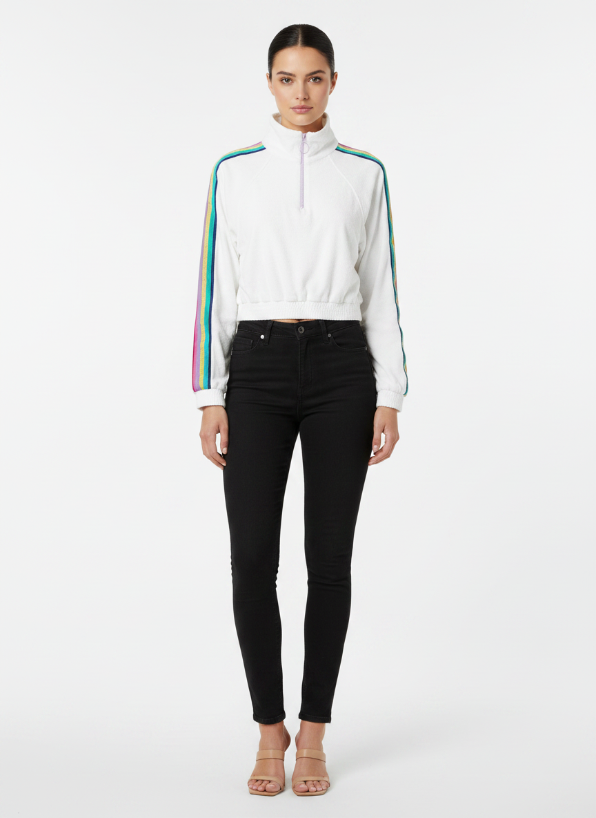 Blusa Cropped Felpuda - DRESS TO / G