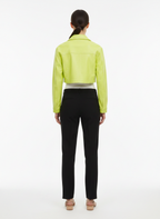 Casaco Cropped Material Sintético - ANIMALE / 38