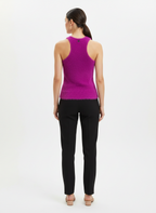 Regata tricot cavado pelinho fúcsia - ANIMALE JEANS | M