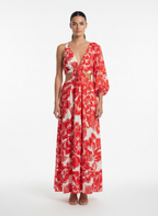 Vestido Floral Cut-Out Maxi - FARM / G