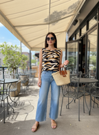 Blusas Viscose Estampada - CANTÃO / M